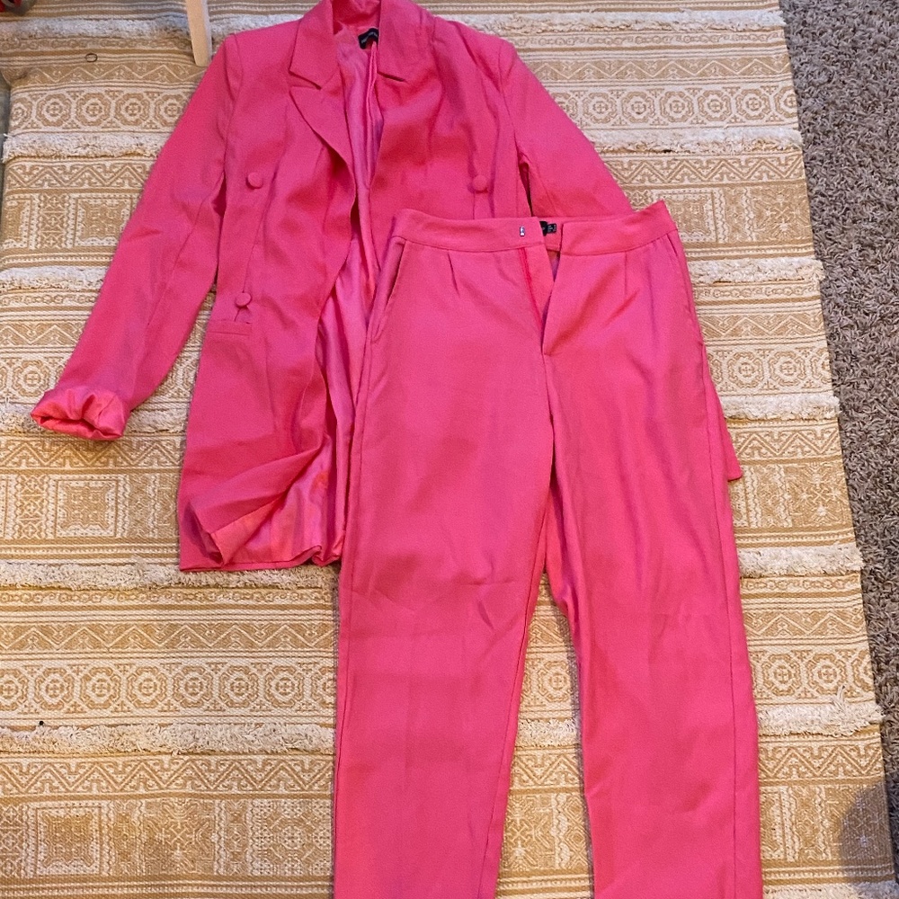 Hot pink Dress suit